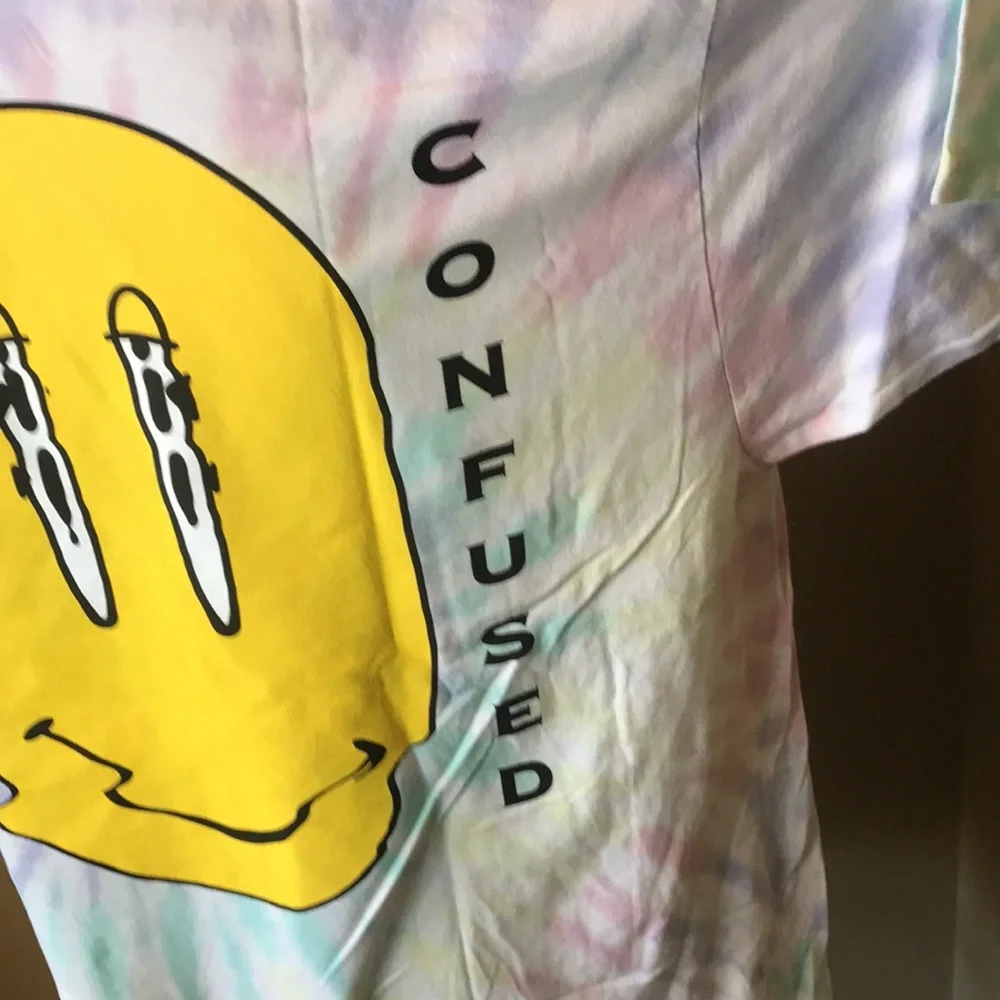 Dazed and confused short sleeve pastel tie dyed t-shirt. Size Large.  NWOT - Picture 7 of 10